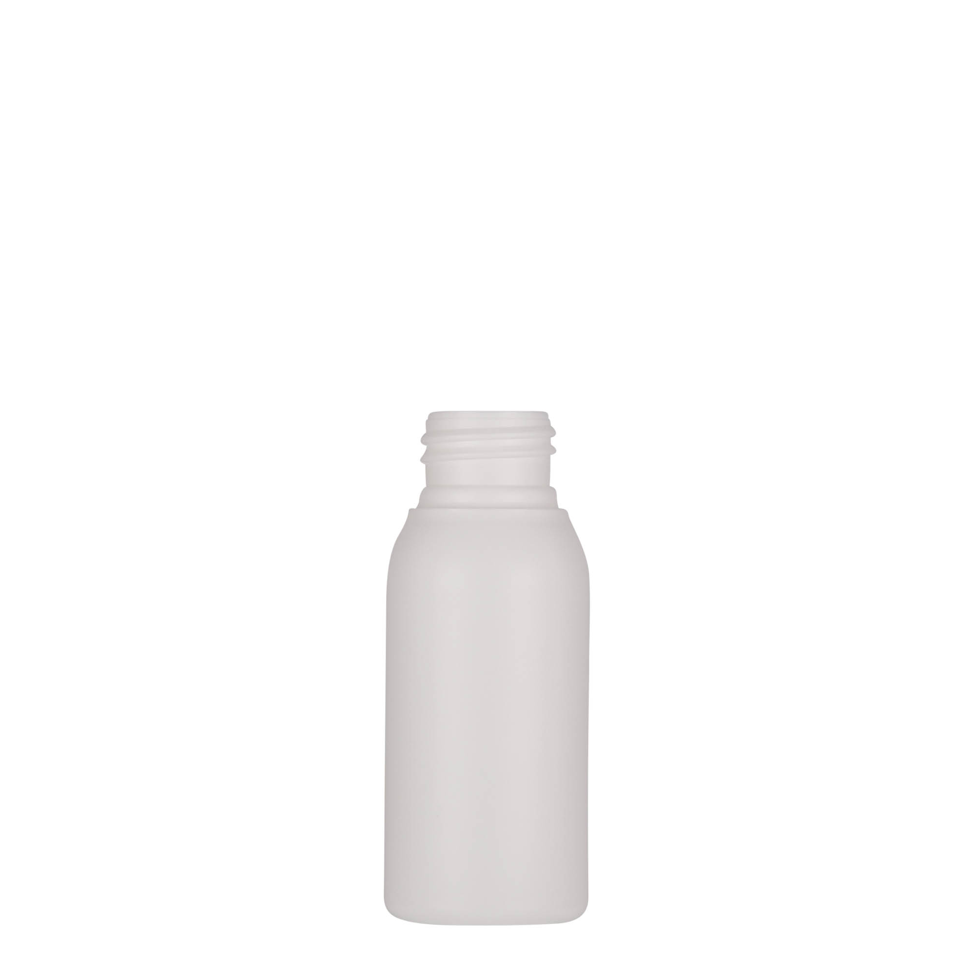 50 ml butelka plastikowa 'Tuffy', HDPE, biała, gwint: 24/410 50 ml butelka plastikowa 'Tuffy', HDPE, biała, gwint: 24/410