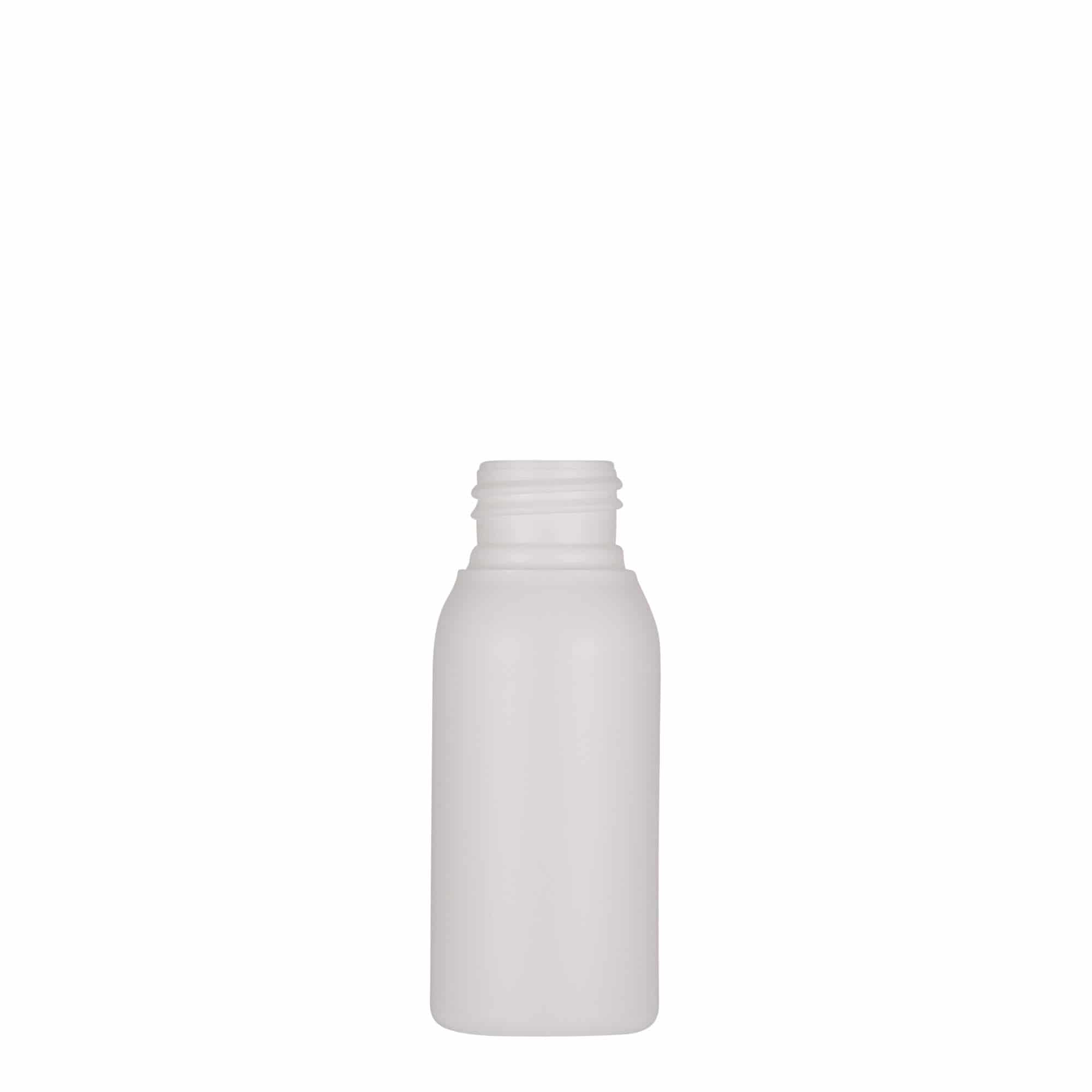 50 ml butelka plastikowa 'Tuffy', HDPE, biała, gwint: 24/410