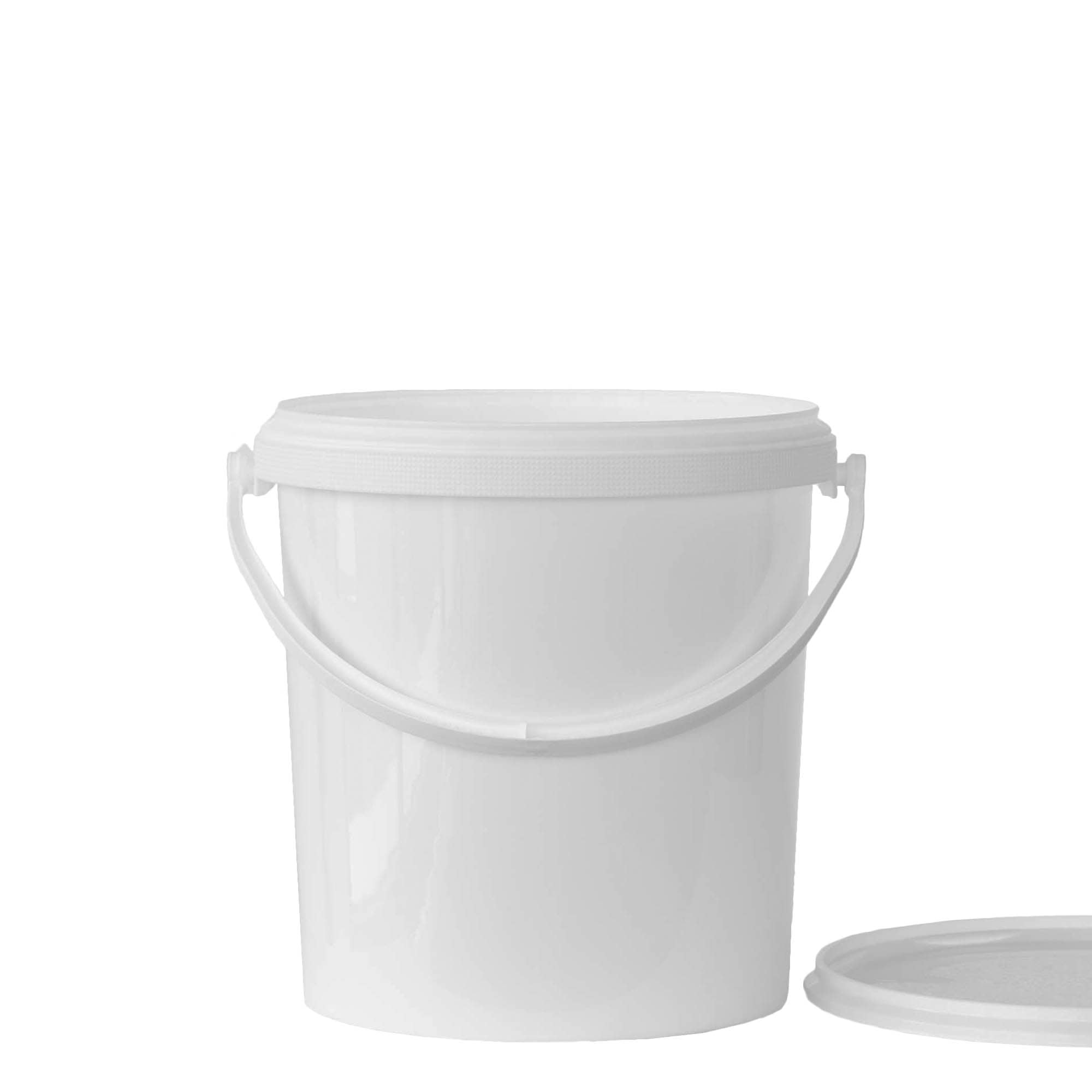 6 l wiadro, tworzywo sztuczne PP, biały