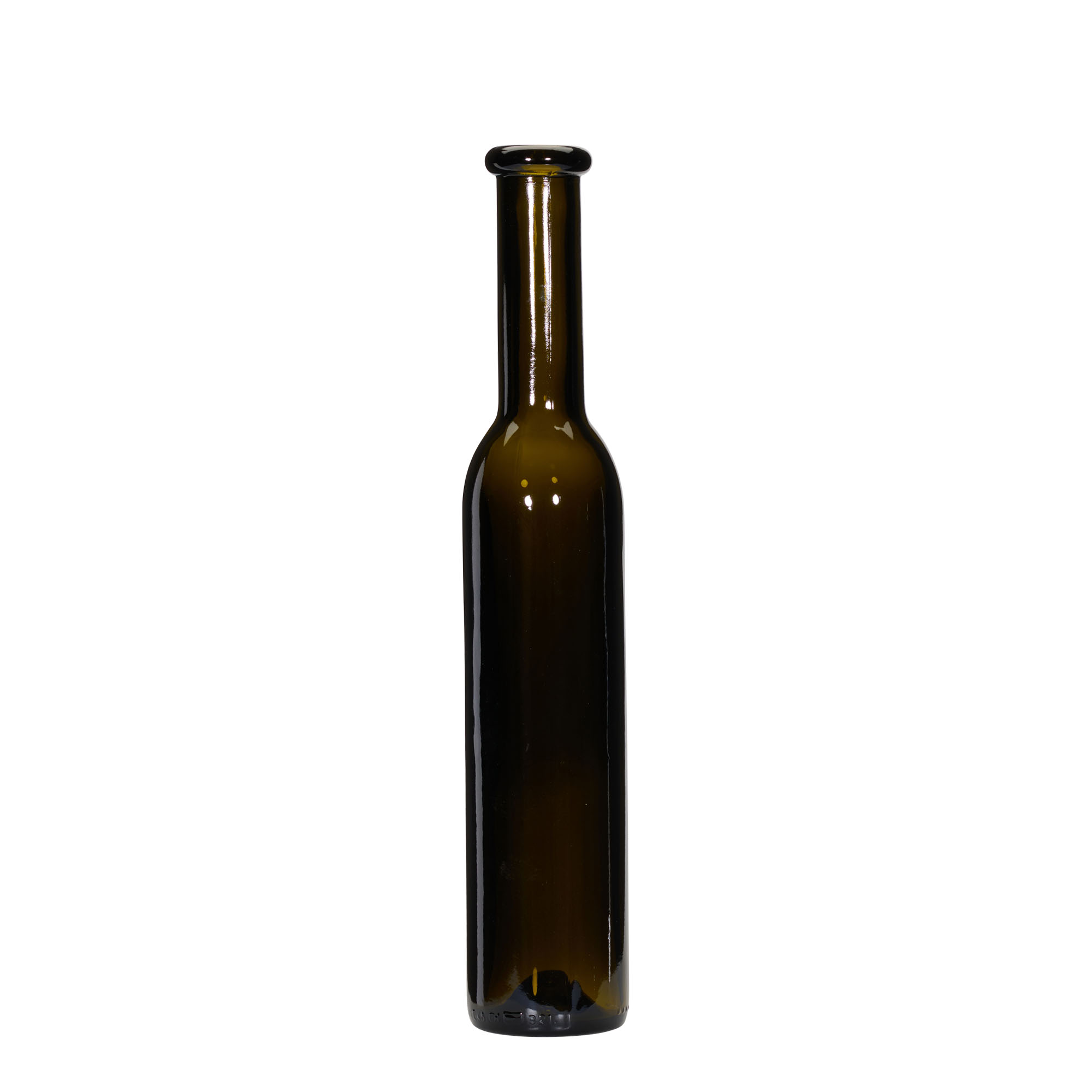 250 ml butelka szklana 'Rocky', antyczny zielony, szyjka: korek