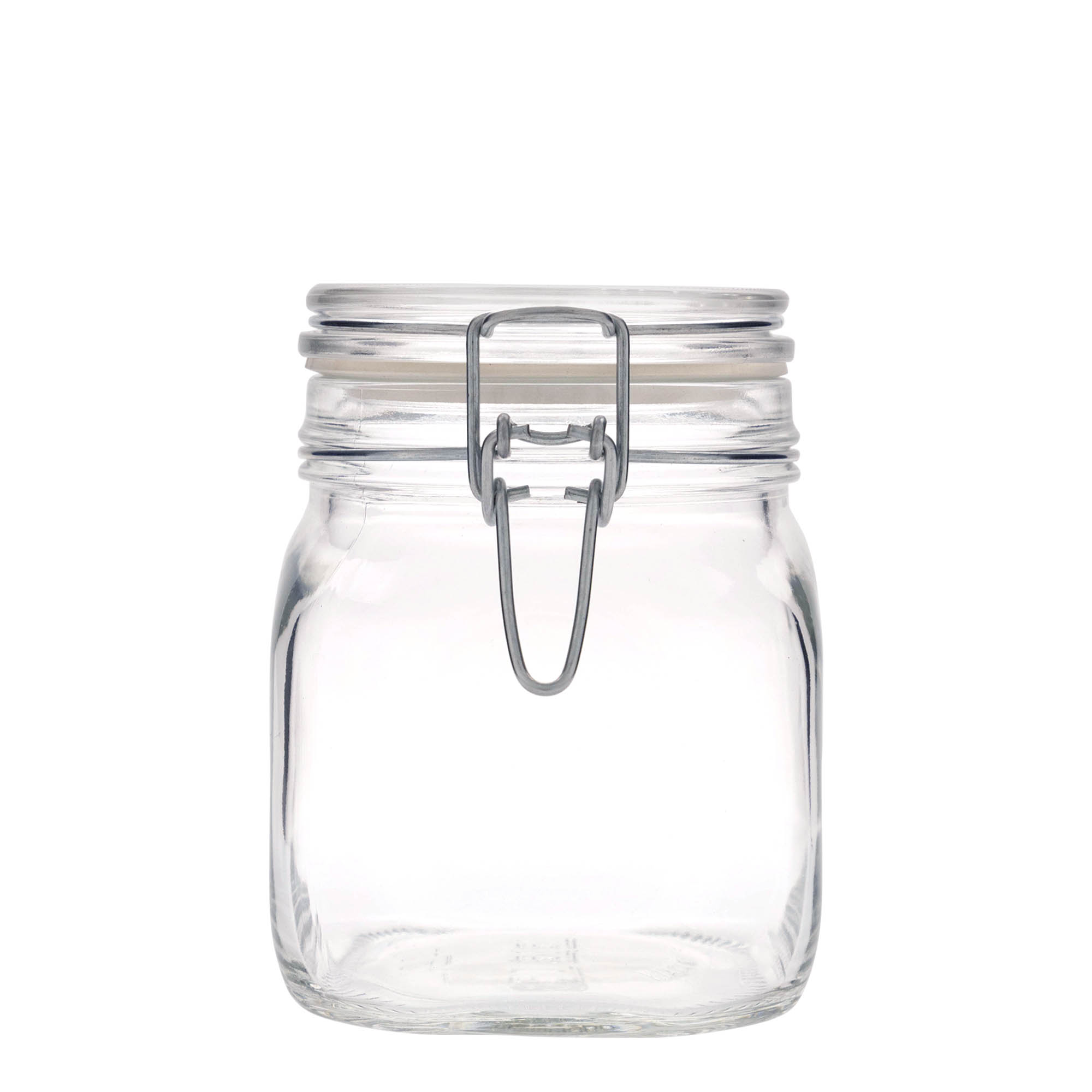 750 ml słoik z drucianym zamknięciem „Fido”, kwadratowy, otwór: zamknięcie z drucianym zamkiem 750 ml słoik z drucianym zamknięciem „Fido”, kwadratowy, otwór: zamknięcie z drucianym zamkiem
