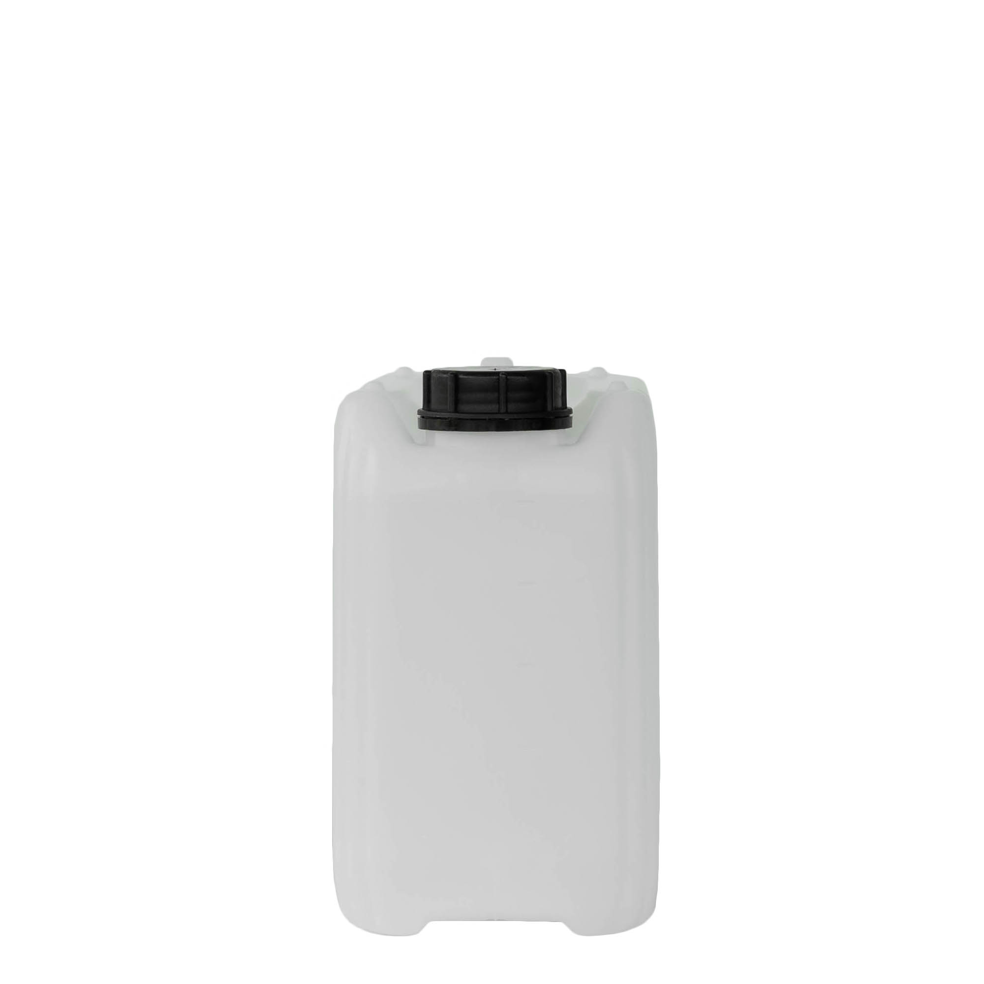 5 l kanister, prostokątny, tworzywo HDPE, naturalny, wylot: ND 55