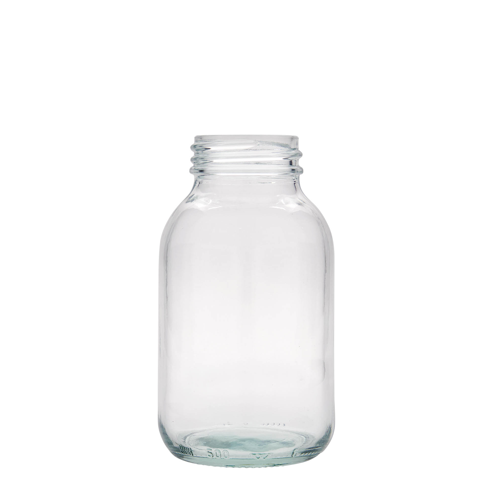 500 ml słoik o szerokiej szyjce, otwór: DIN 55 500 ml słoik o szerokiej szyjce, otwór: DIN 55