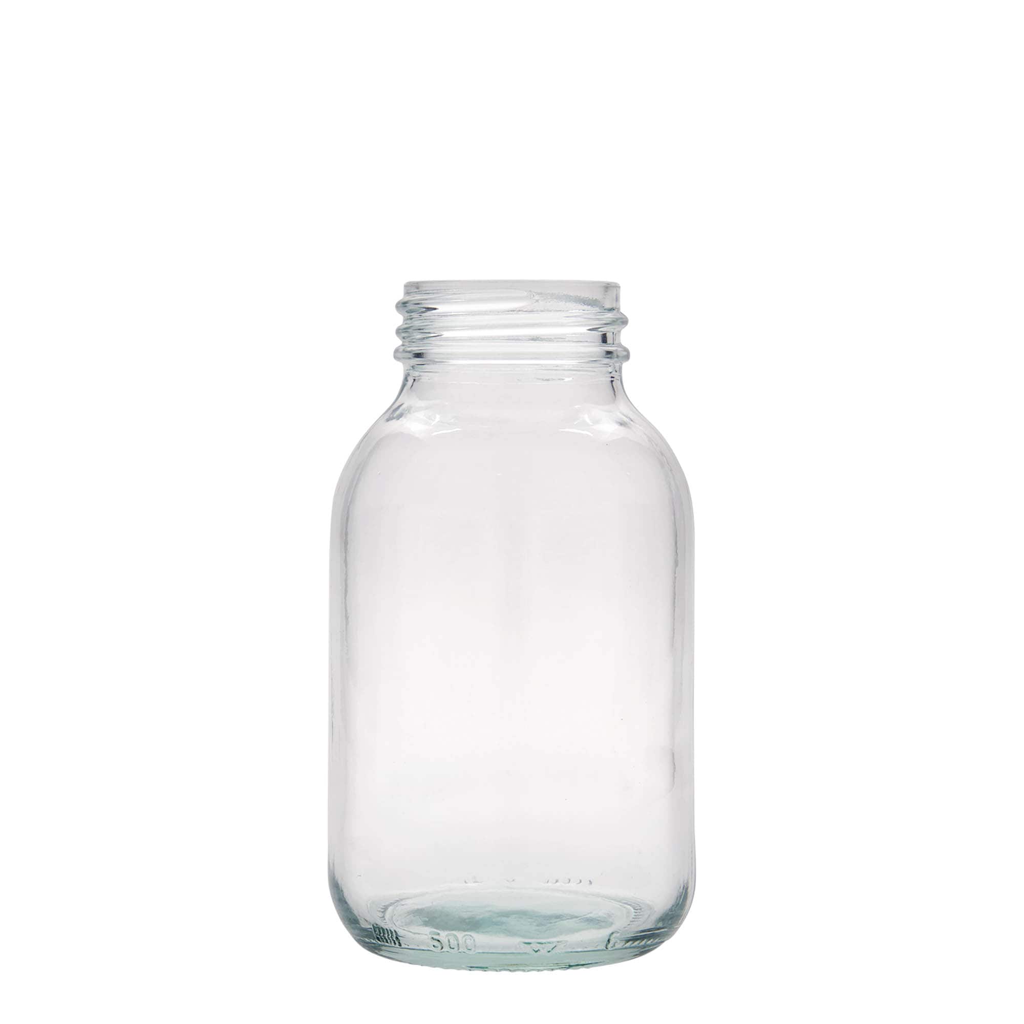 500 ml słoik o szerokiej szyjce, otwór: DIN 55