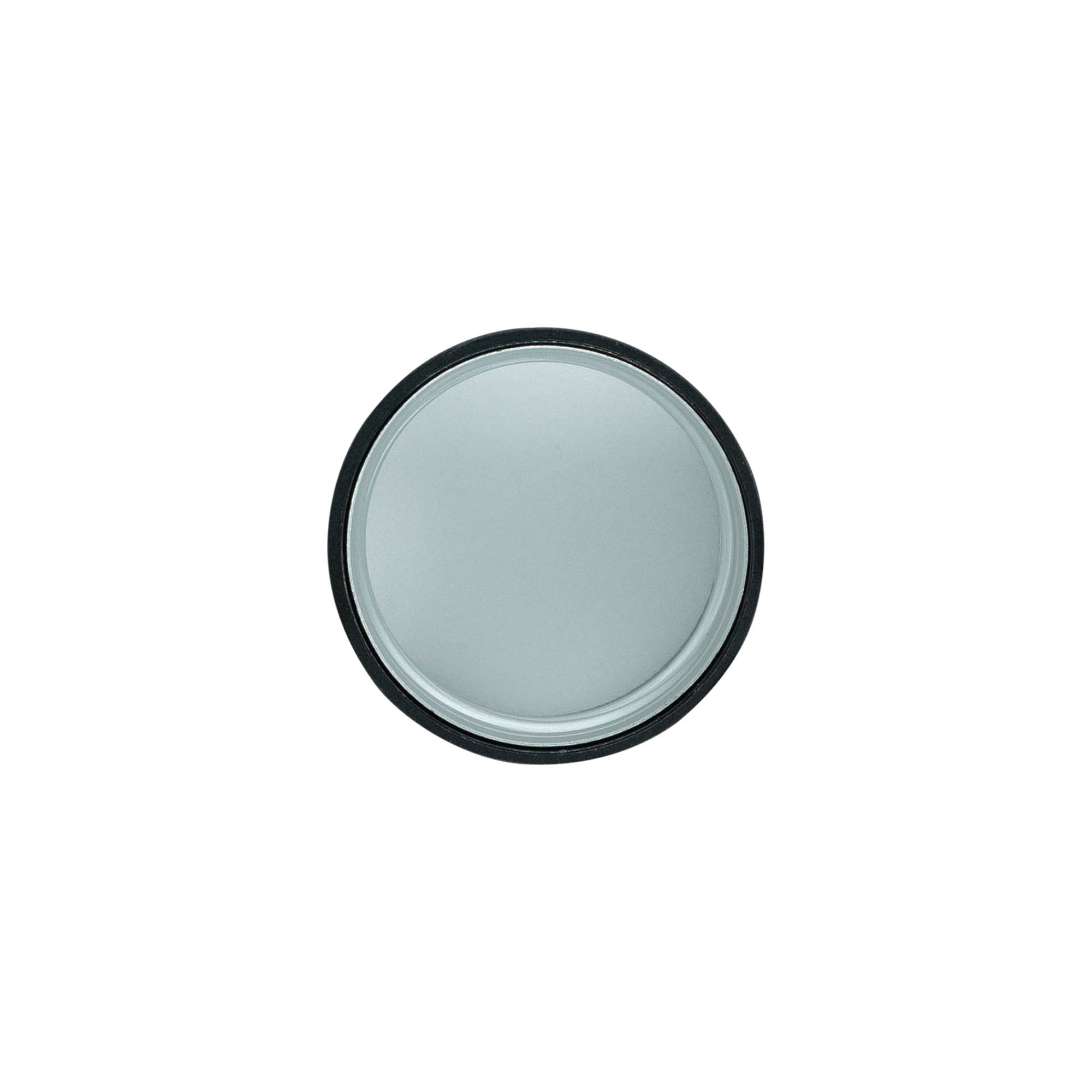 Zakrętka, metalowo-plastikowa, czarna, do wylotu: PP 31,5