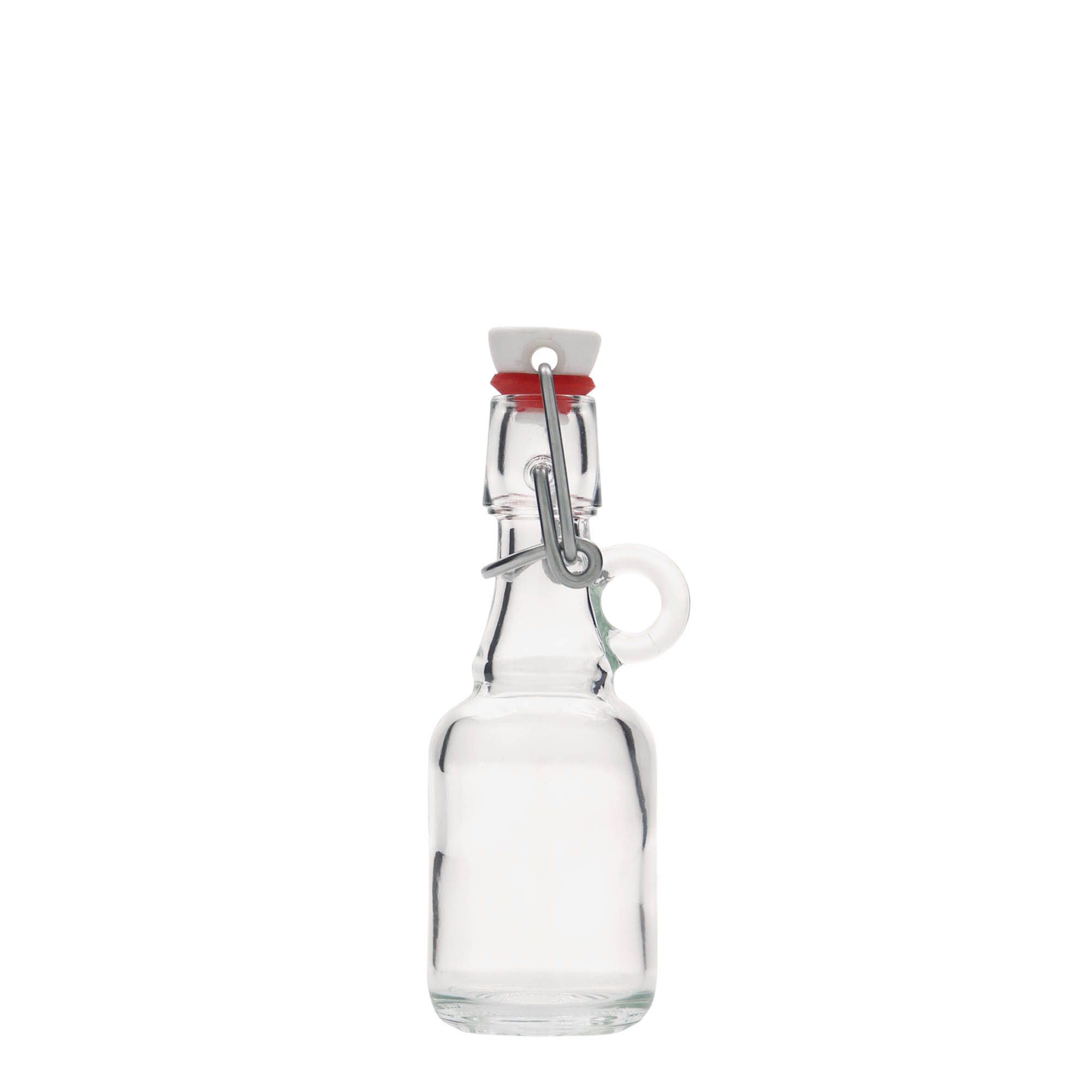 40 ml butelka szklana 'Santos', szyjka: zamknięcie na klamrę 40 ml butelka szklana 'Santos', szyjka: zamknięcie na klamrę