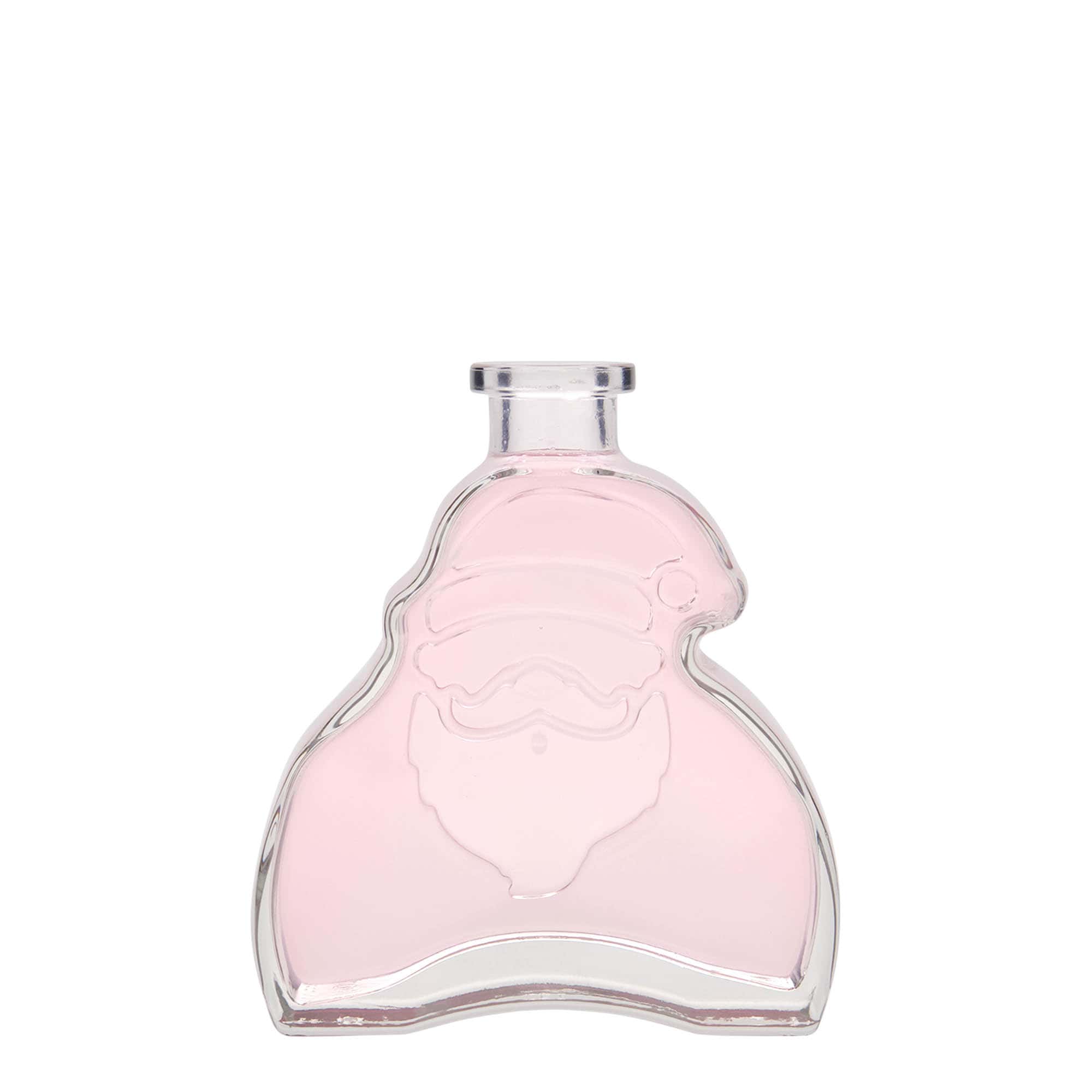 200 ml butelka szklana 'Santa Claus', zamknięcie: korek