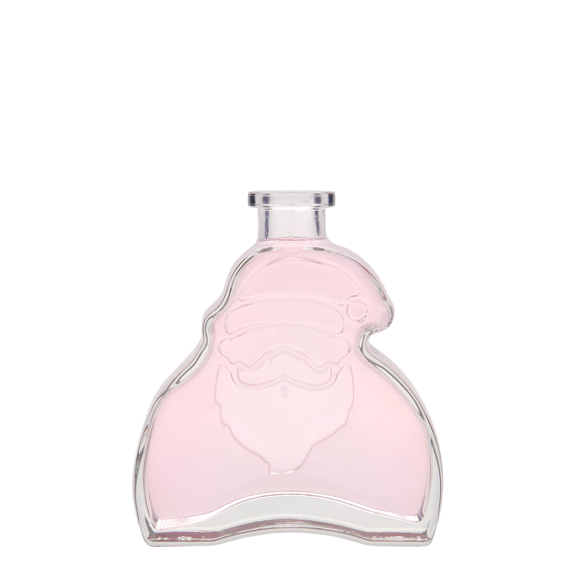 200 ml butelka szklana 'Santa Claus', zamknięcie: korek