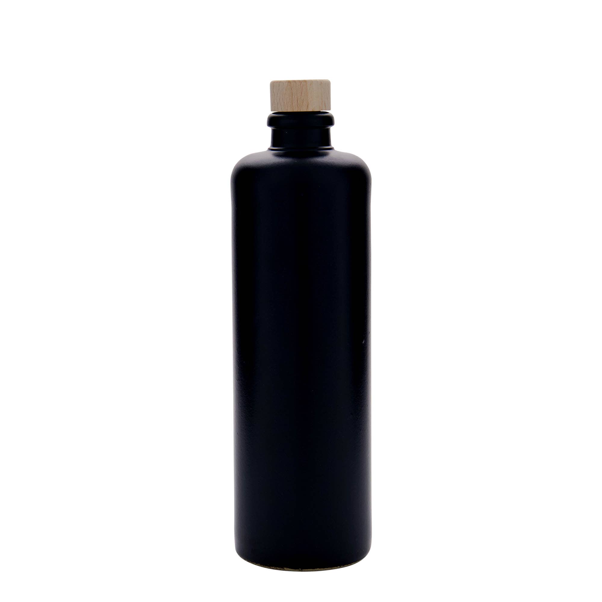 500 ml dzbanek do toniku, kamionka, czarny, wylot: korek