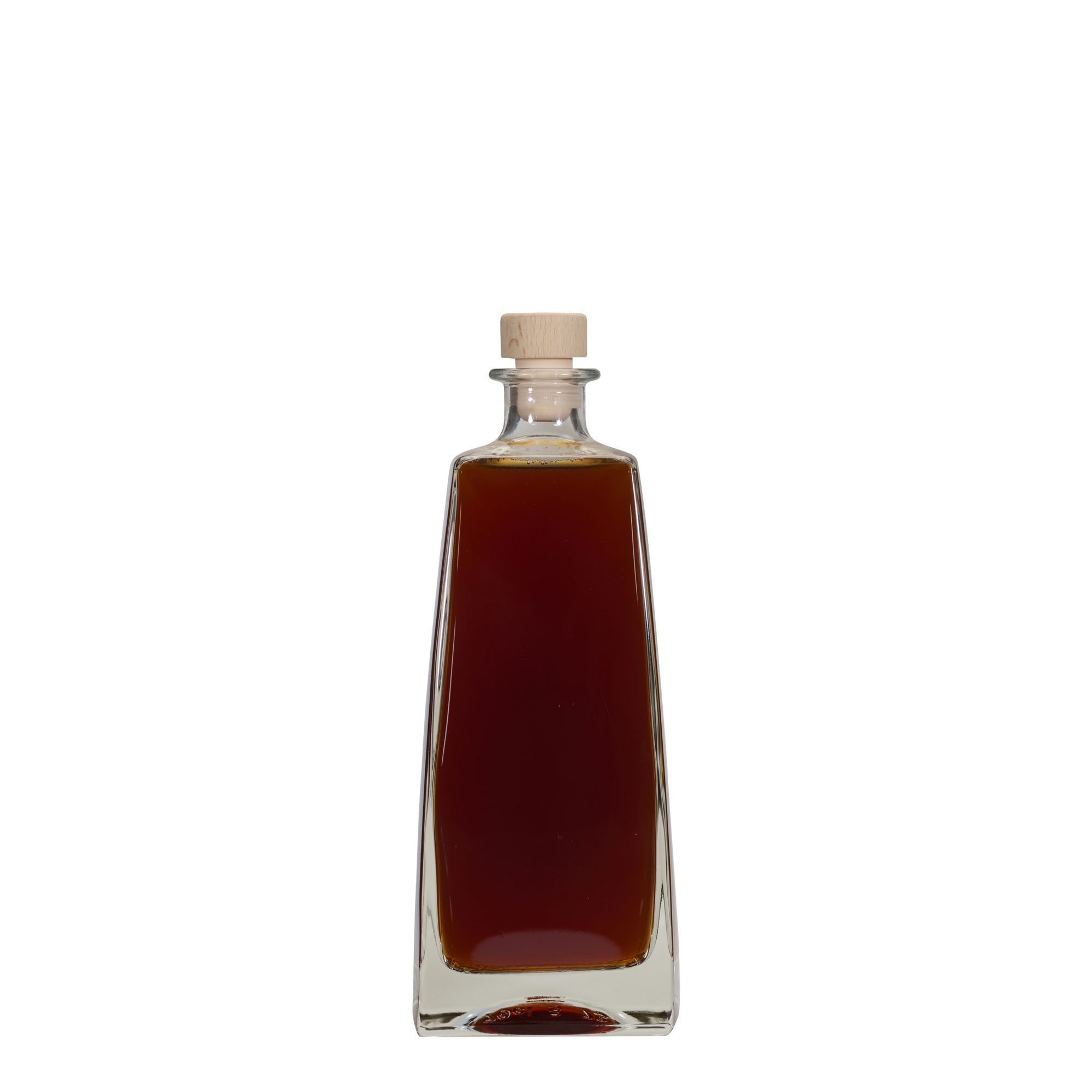700 ml butelka szklana 'Timmy', prostokątna, otwór: korek 700 ml butelka szklana 'Timmy', prostokątna, otwór: korek