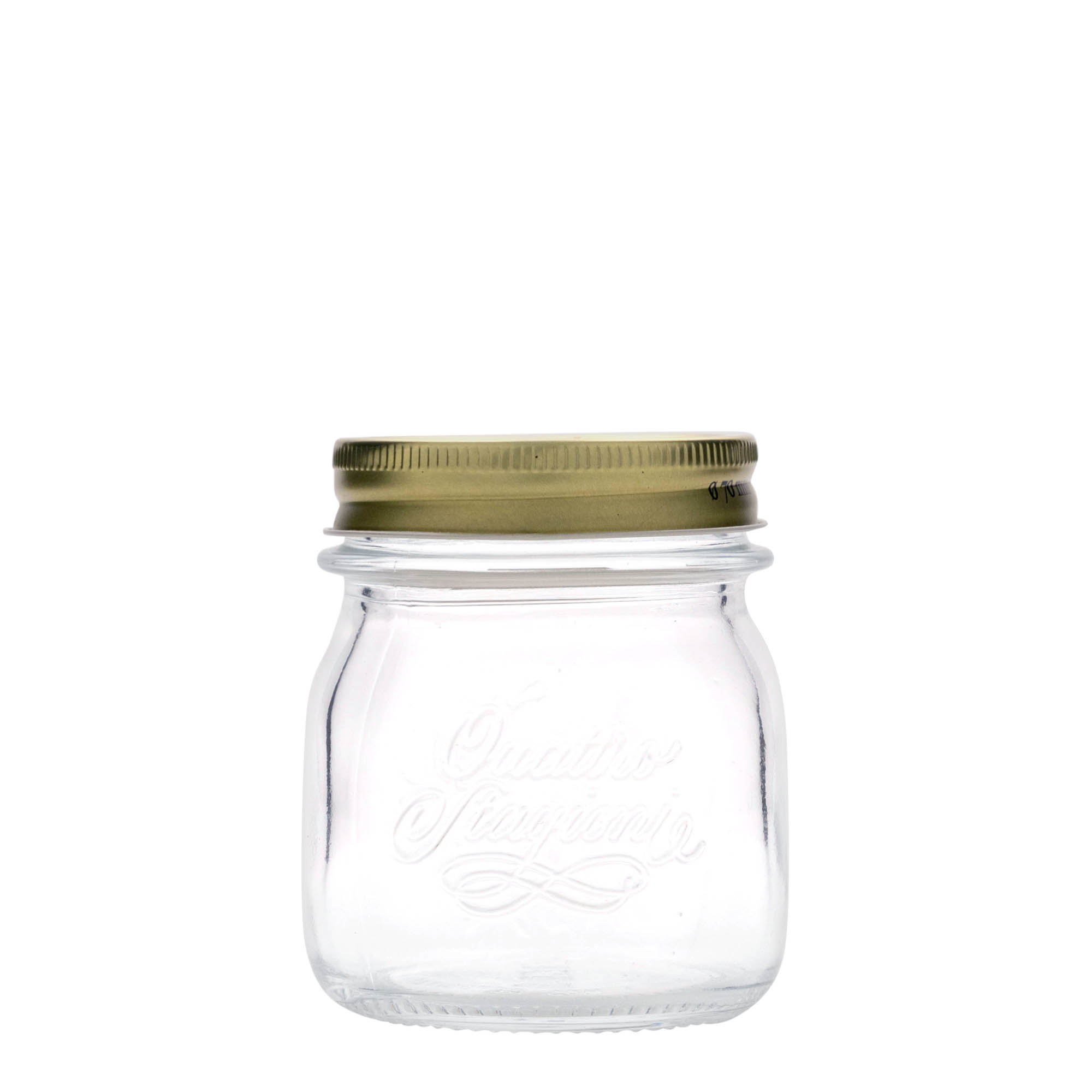 250 ml szklany słoik 'Quattro Stagioni', otwór: zakrętka 250 ml szklany słoik 'Quattro Stagioni', otwór: zakrętka