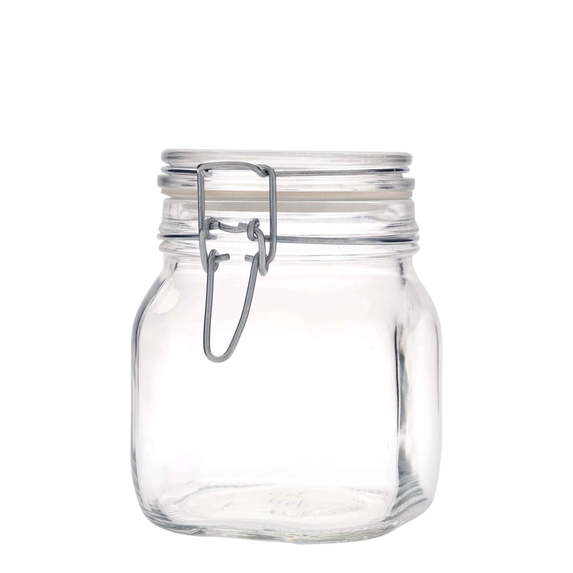 750 ml słoik z drucianym zamknięciem „Fido”, kwadratowy, otwór: zamknięcie z drucianym zamkiem 750 ml słoik z drucianym zamknięciem „Fido”, kwadratowy, otwór: zamknięcie z drucianym zamkiem