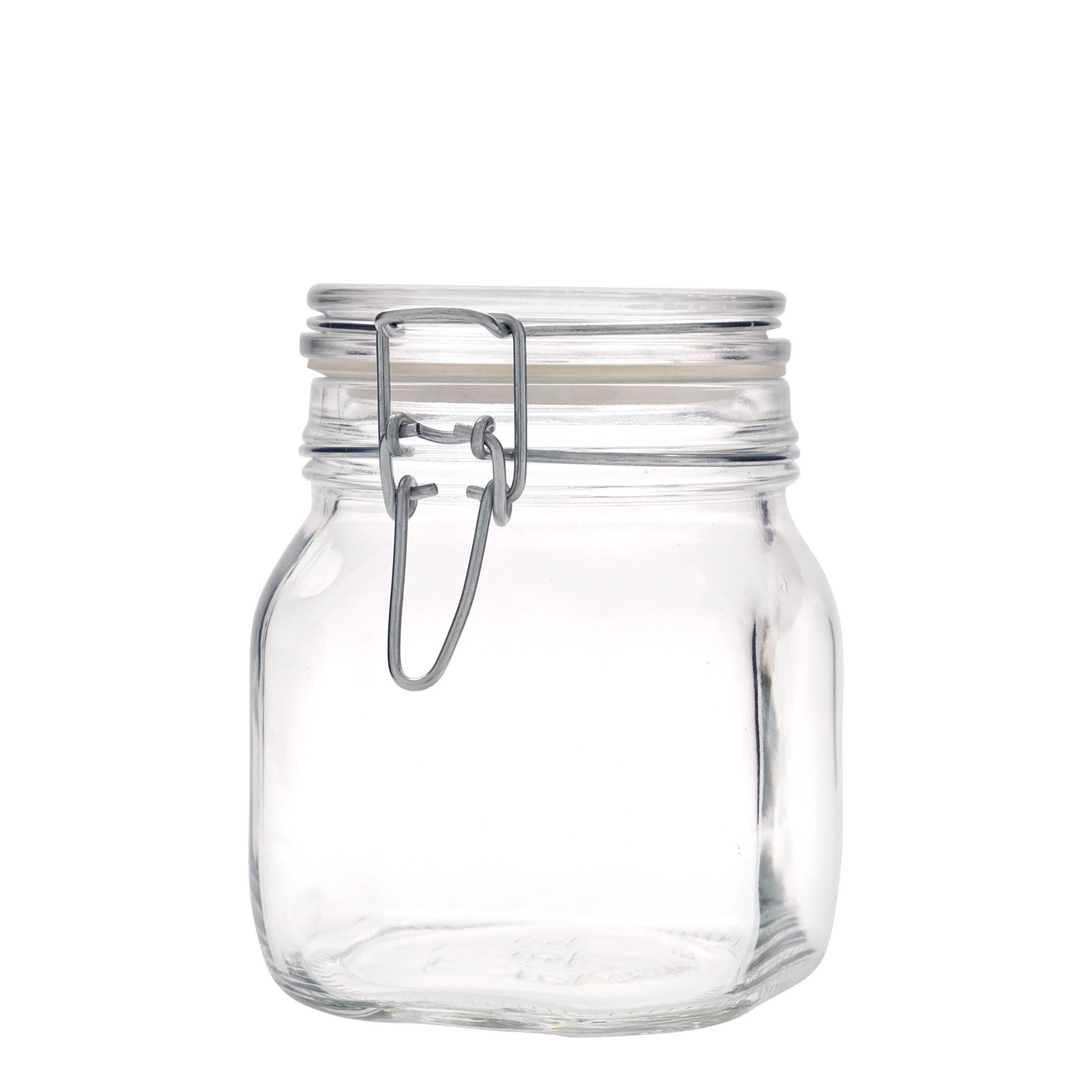 750 ml słoik z drucianym zamknięciem „Fido”, kwadratowy, otwór: zamknięcie z drucianym zamkiem 750 ml słoik z drucianym zamknięciem „Fido”, kwadratowy, otwór: zamknięcie z drucianym zamkiem