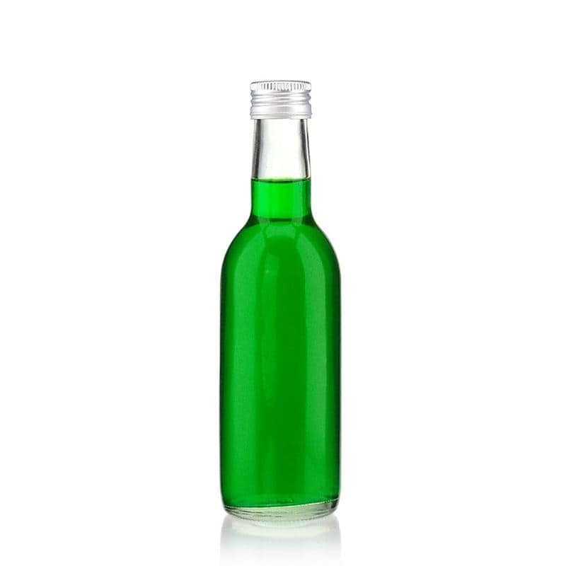 250 ml butelka szklana 'Bordeaux', zamknięcie: PP 28